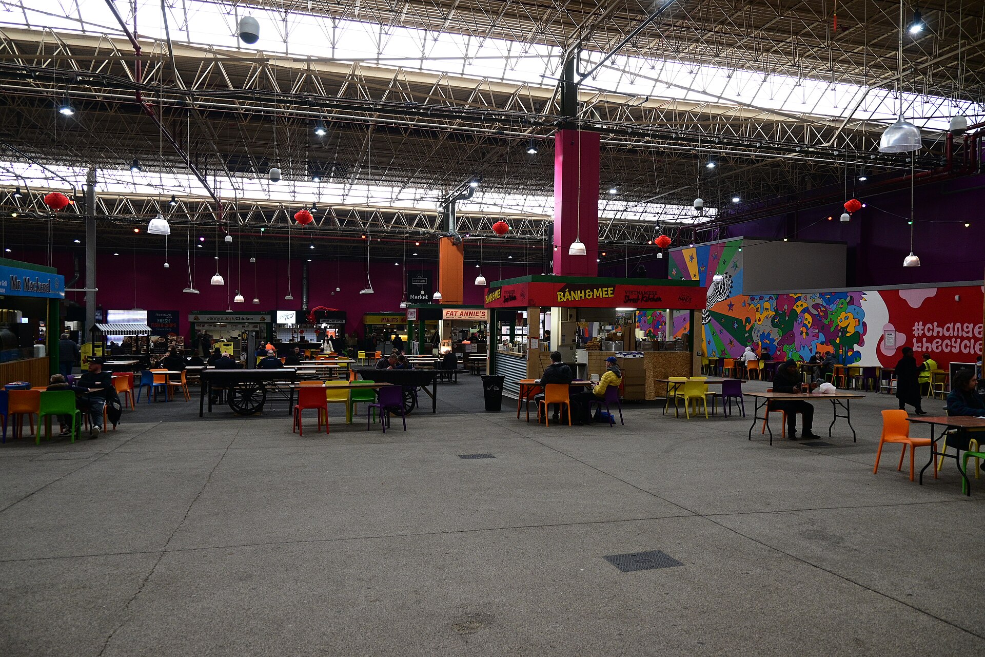 Kirkgate Market, Leeds Interior, Feb24 05